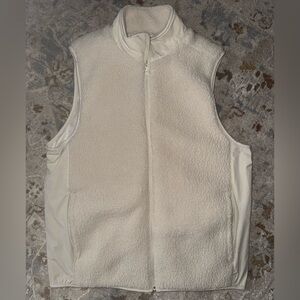 Old Navy Cream Fleece Vest